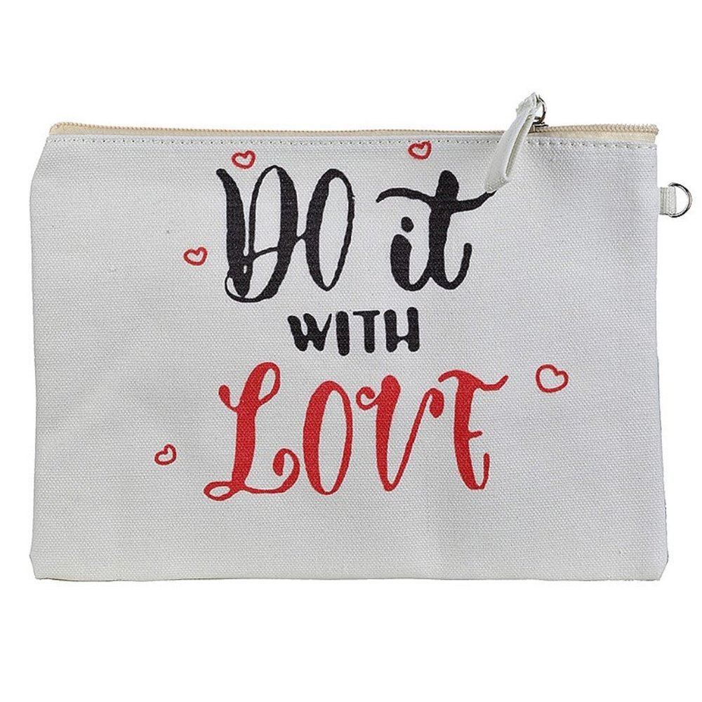 $12 ✿ 9 INCHES MESSAGE PRINT CANVAS COTTON BAG